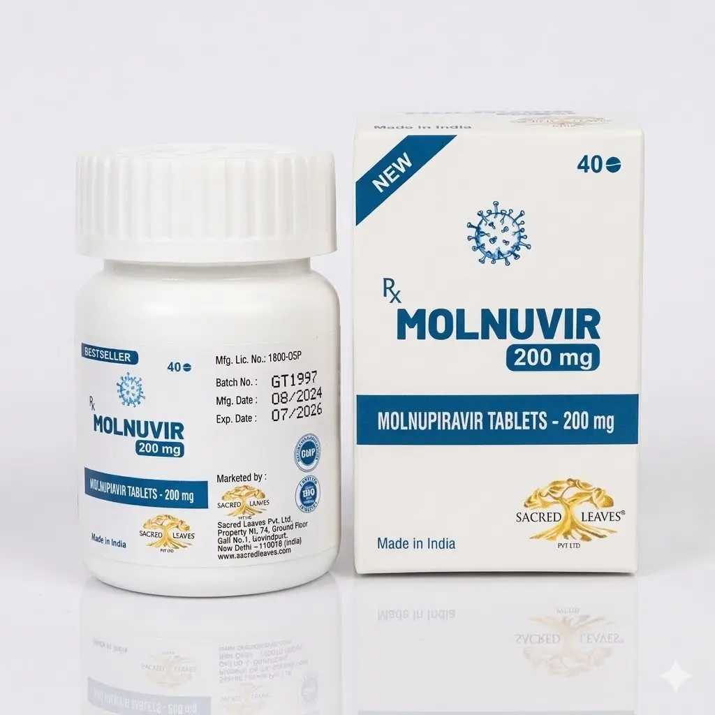 Molnuvir — Molnupiravir 200 mg, 40 pcs, Sacred Leaves