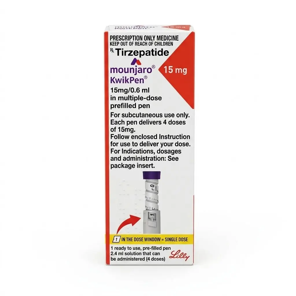 Mounjaro KwikPen 15 — Tirzepatide 15 mg, 1 pcs, Eli Lilly