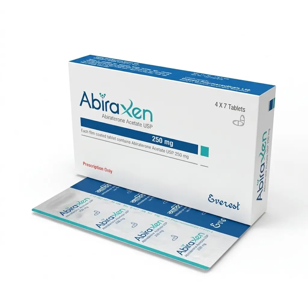 Abiraxen — Abiraterone Acetate 250 mg, 28 pcs, Everest