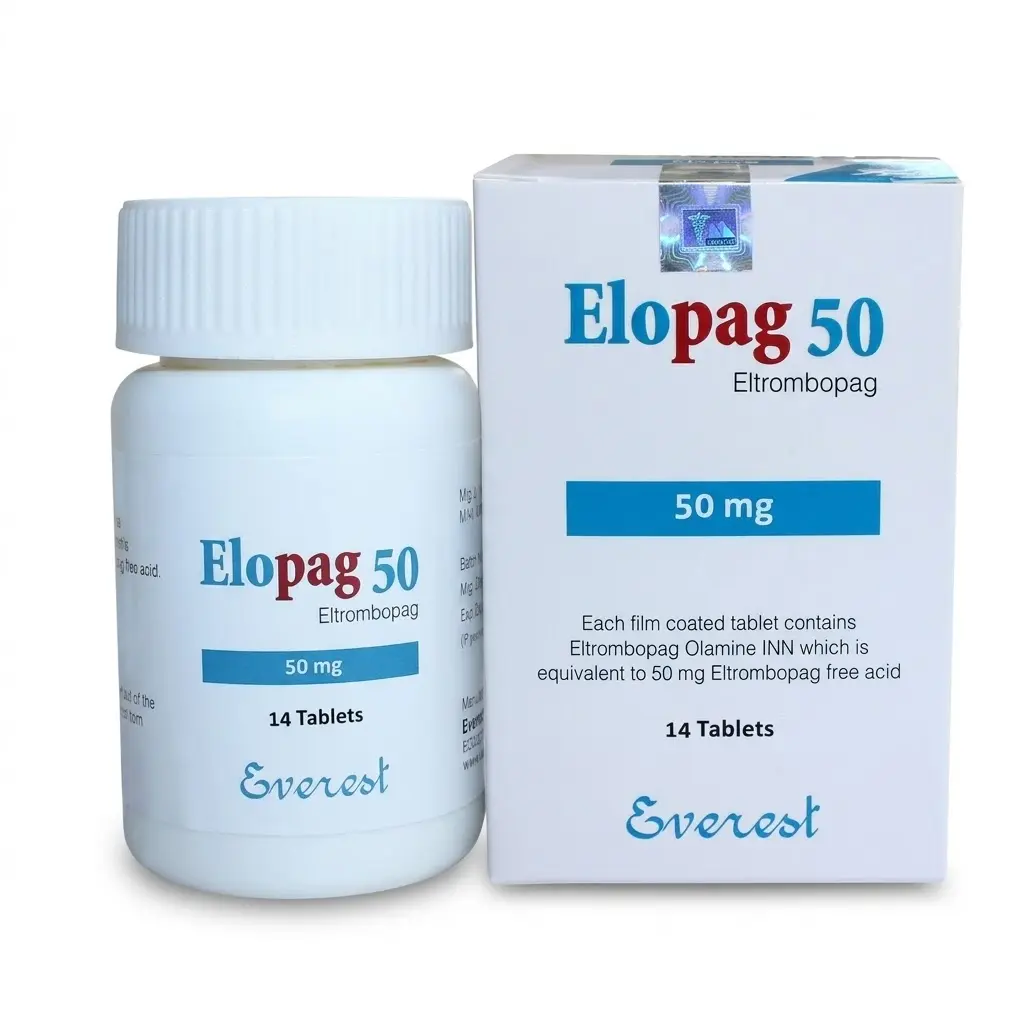 Elopag 50 — Eltrombopag 50 mg, 14 pcs, Everest