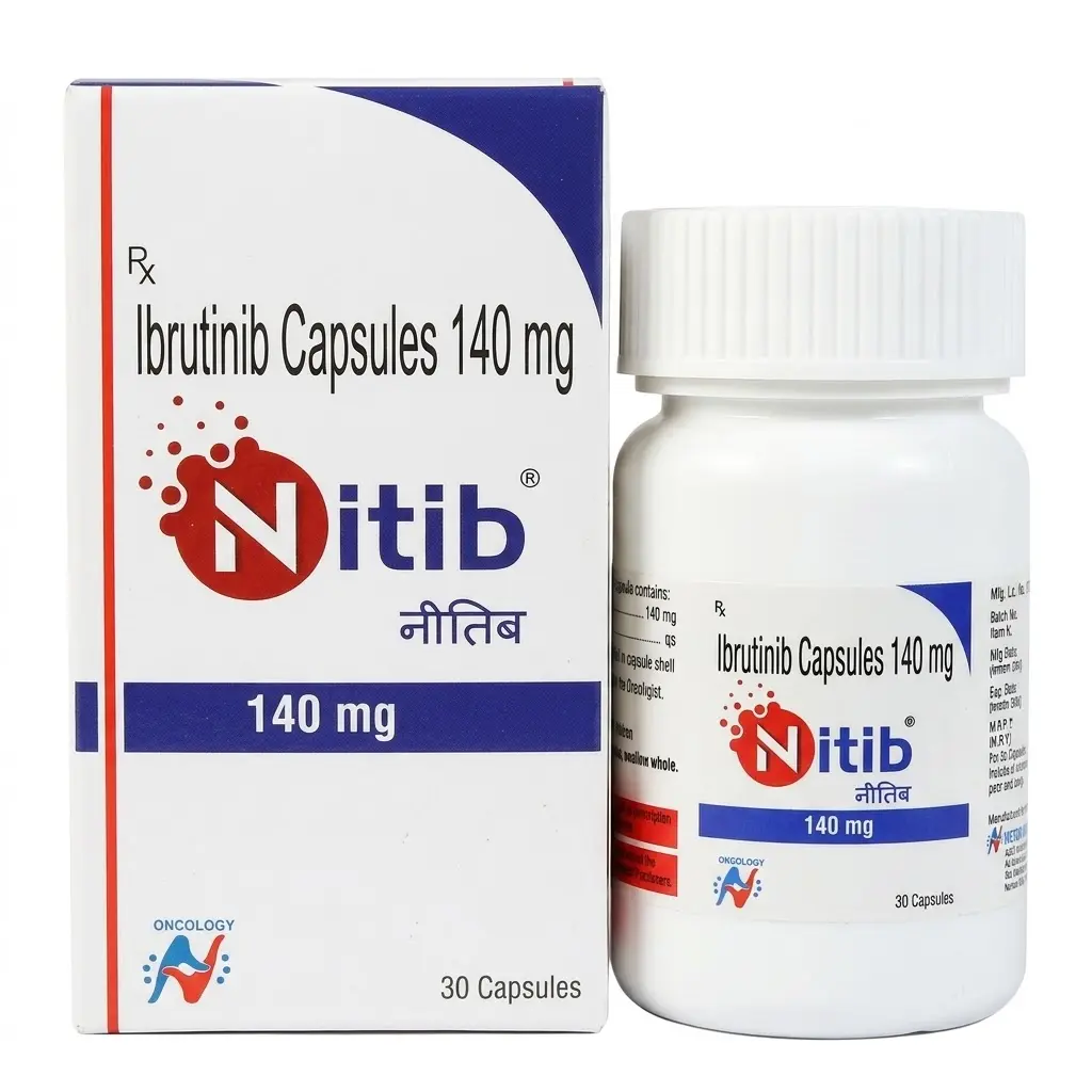 Nitib — Ibrutinib 140 mg, 30 pcs, Hetero