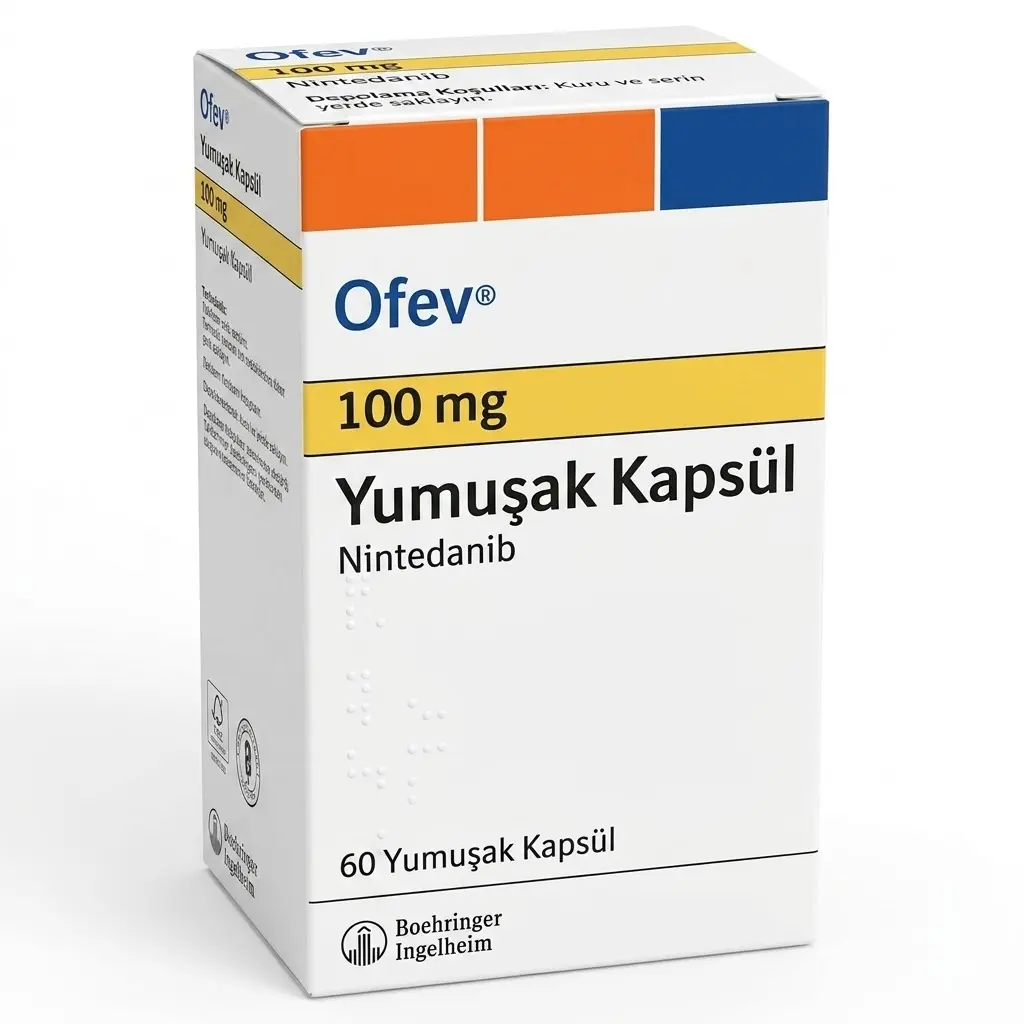 Ofev 100 — Nintedanib 100 mg, 60 pcs, Boehringer Ingelheim