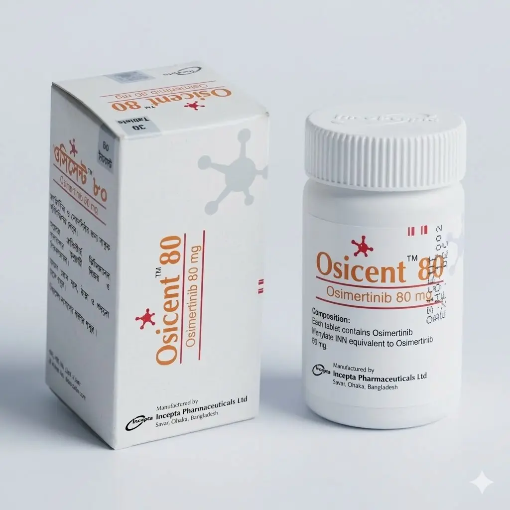 Osicent — Osimertinib 80 mg, 30 pcs, Incepta Pharmaceuticals