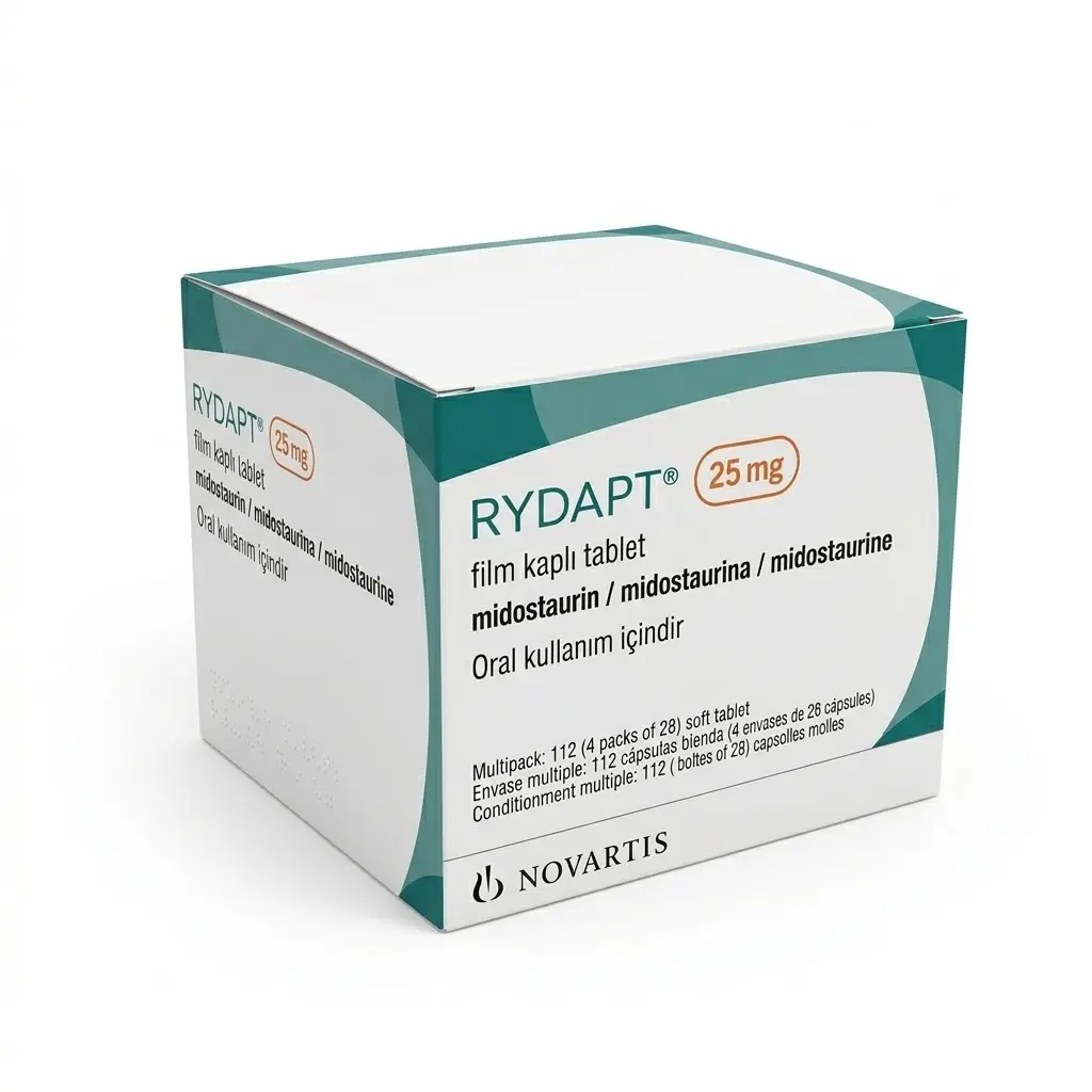 Rydapt — Midostaurin 25 mg, 112 pcs, Novartis