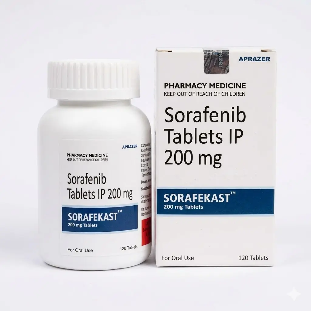 Sorafekast — Sorafenib 200 mg, 120 pcs, Aprazer