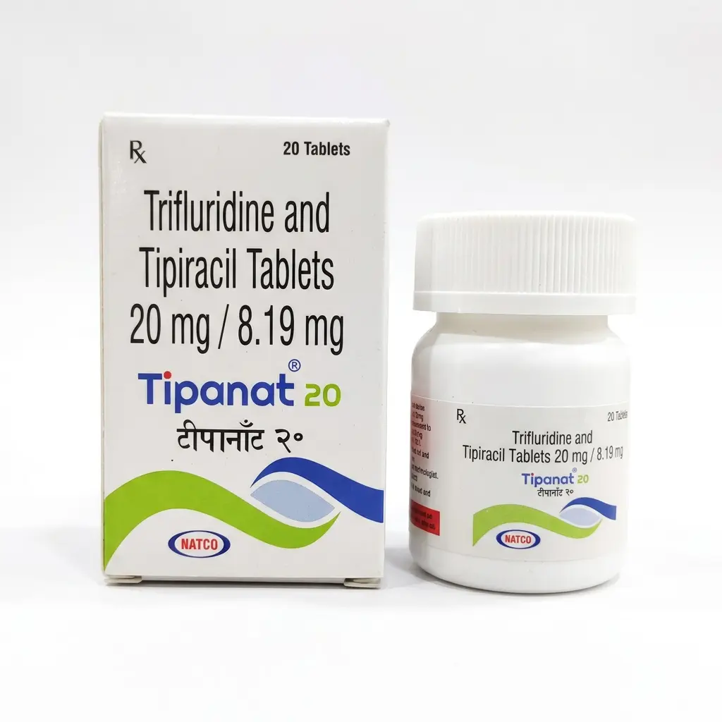 Tipanat 20 — Trifluridine 20 mg / 8.19 mg, 20 pcs, Natco