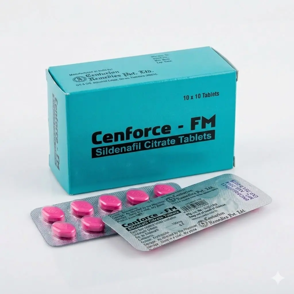 Cenforce FM — Sildenafil 100 mg, 10 pcs, Centurion Laboratories